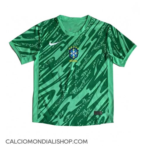 Maglie da calcio Brasile Portiere Seconda Maglia Copa America 2024 Manica Corta